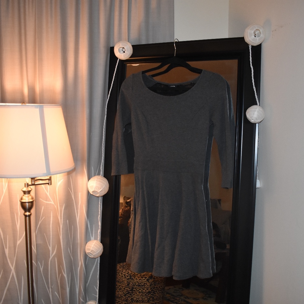 Gray Lace Guess Dress